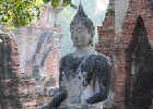 Statue de Bouddha à Ayutthaya, location, studio, appartement, chambre, view talay, Pattaya, Thaïlande