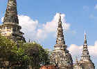 Le Wat Phra Si Sanphet à Ayutthaya, location, studio, appartement, chambre view talay, Pattaya, Thaïlande
